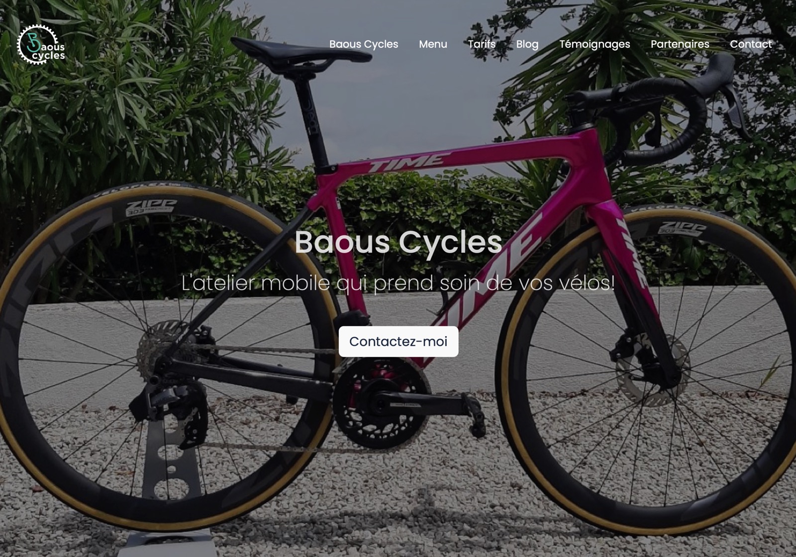 Mobile Bike Workshop Website