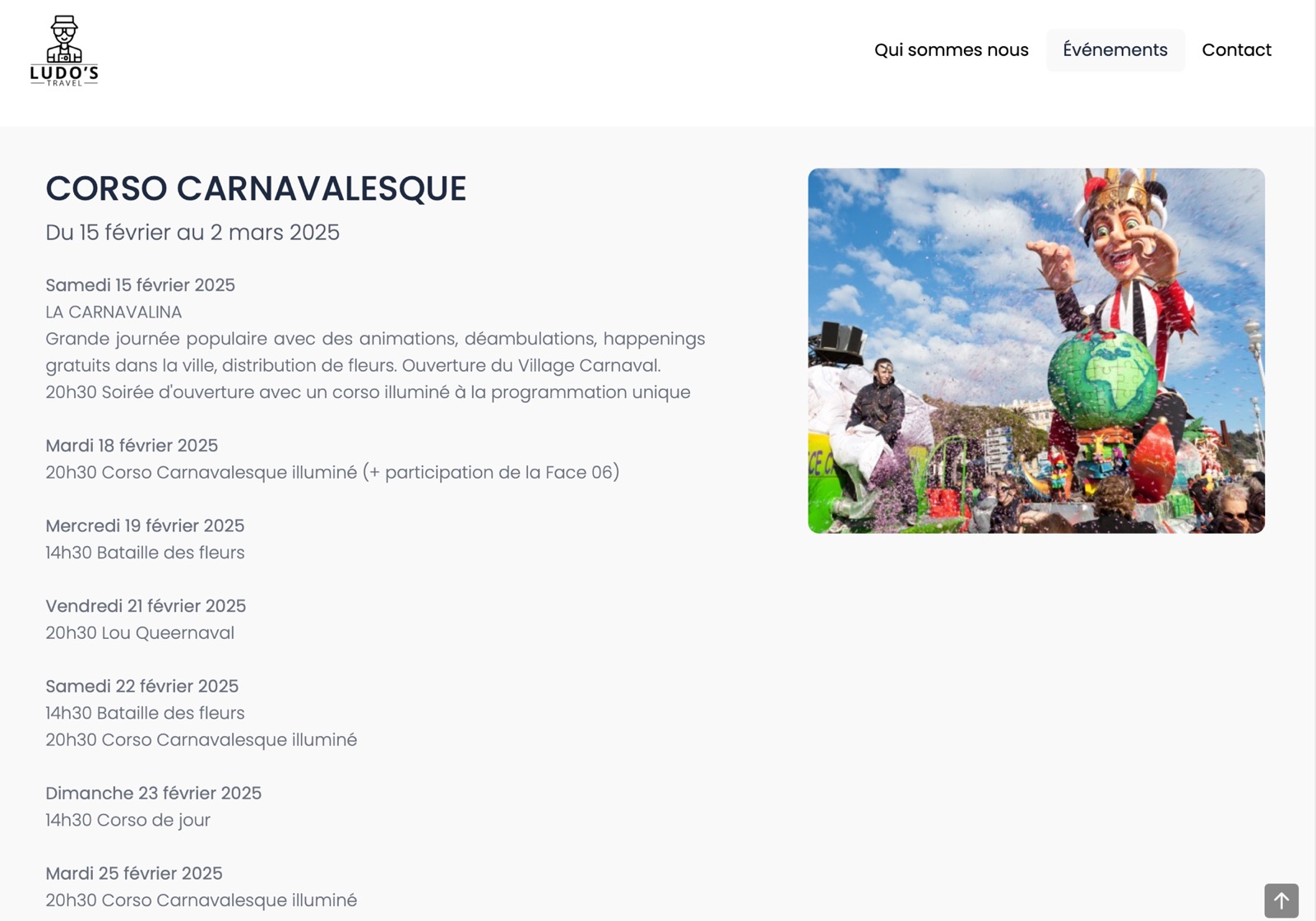 National Event Website