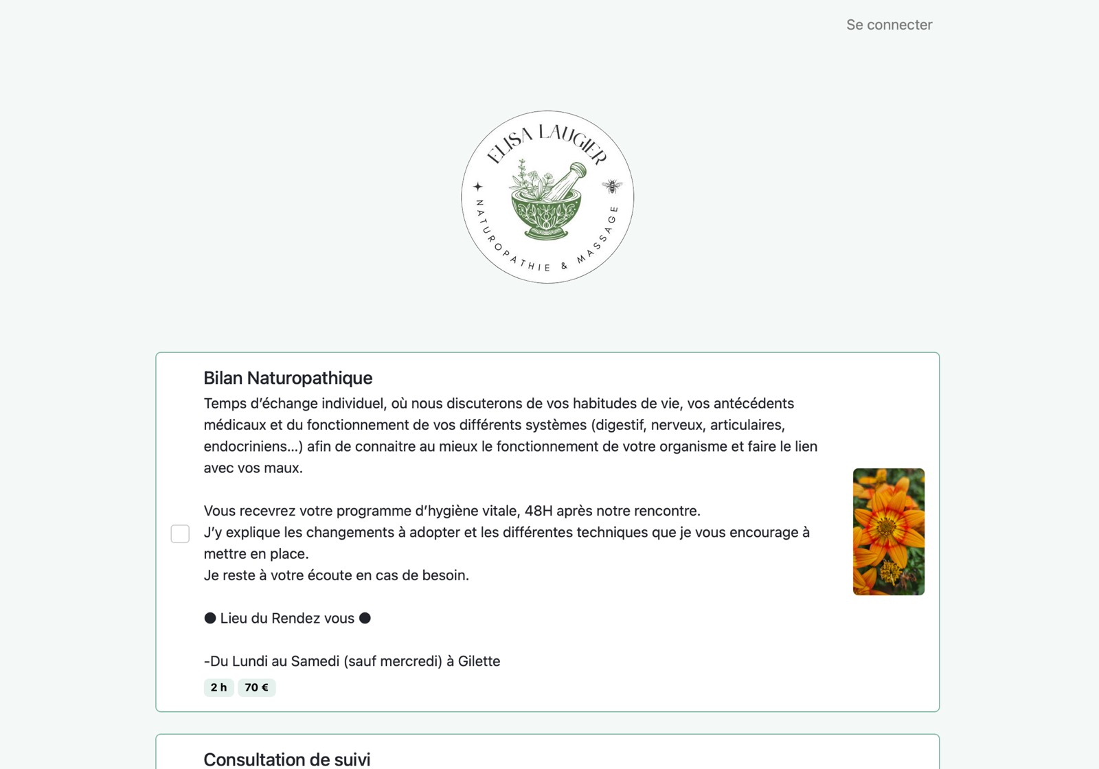 Wellness & Appointment Booking Website