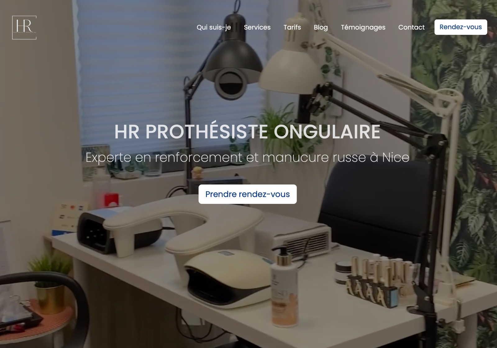 Nail Studio Website with Online Booking