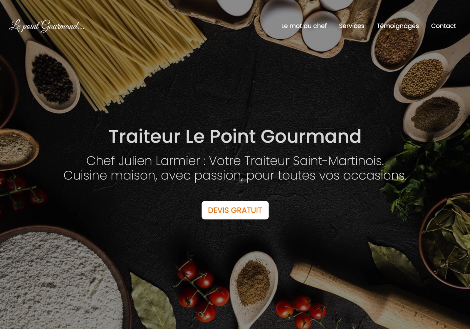 Catering Service Website