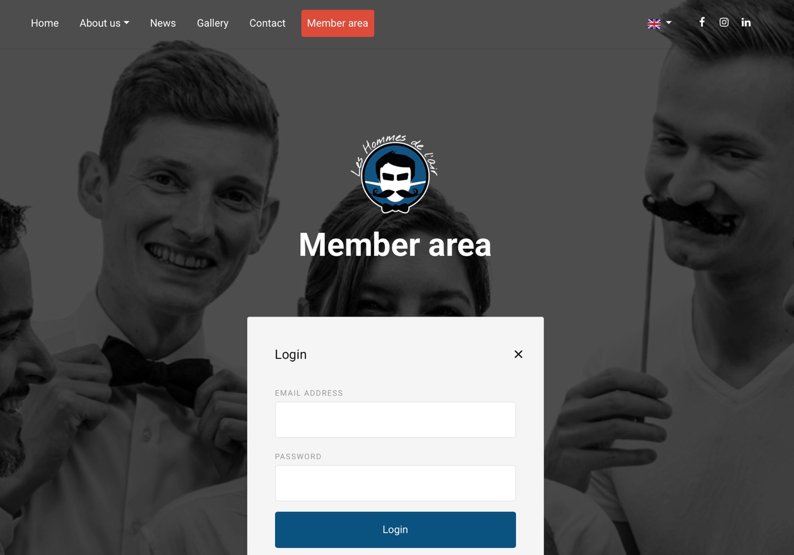 Association Website with Member Area