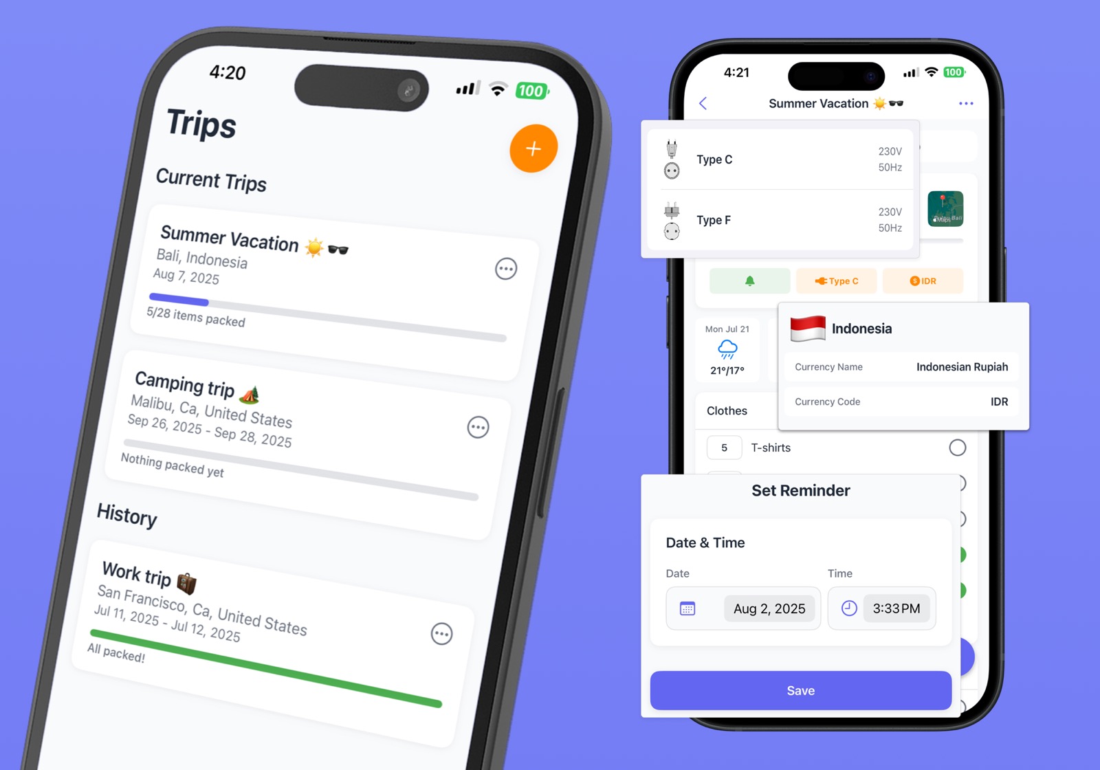 Smart Packing App