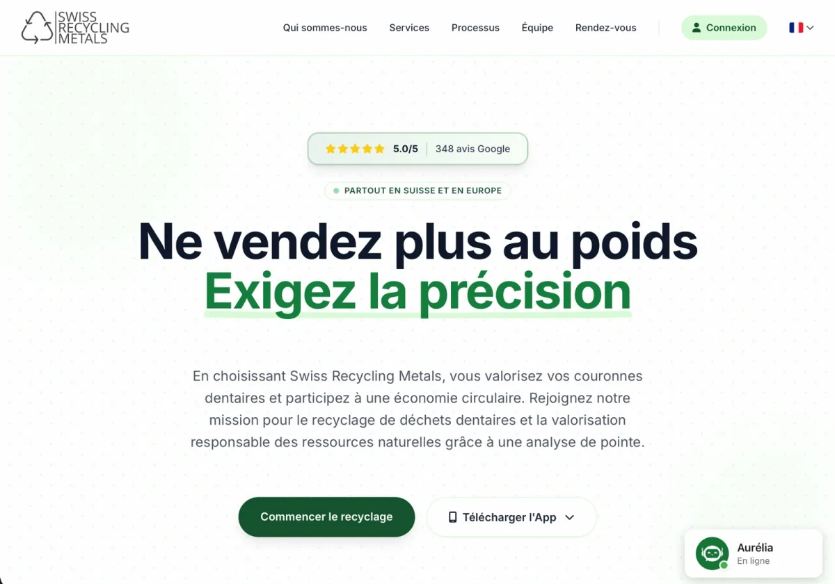 Plateforme IA pour un recyclage durable