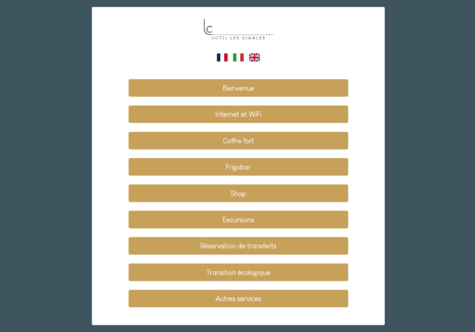 Digital Hotel Welcome Kit